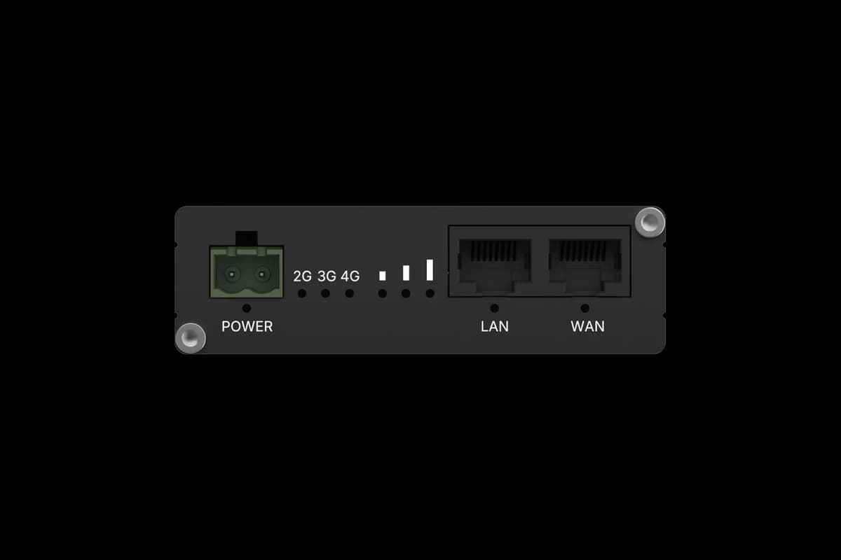 Network ports of the gateway