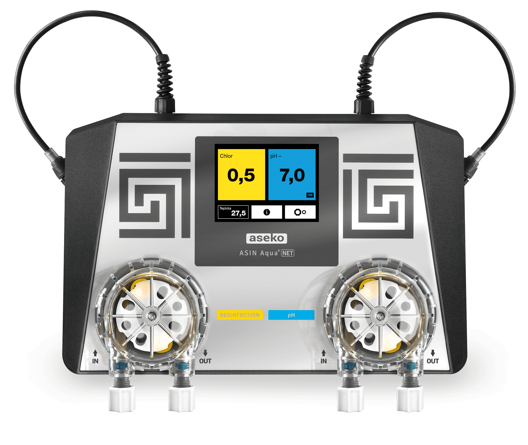 Aseko Asin Aqua Net - pool Chlorine and pH Modbus RTU template