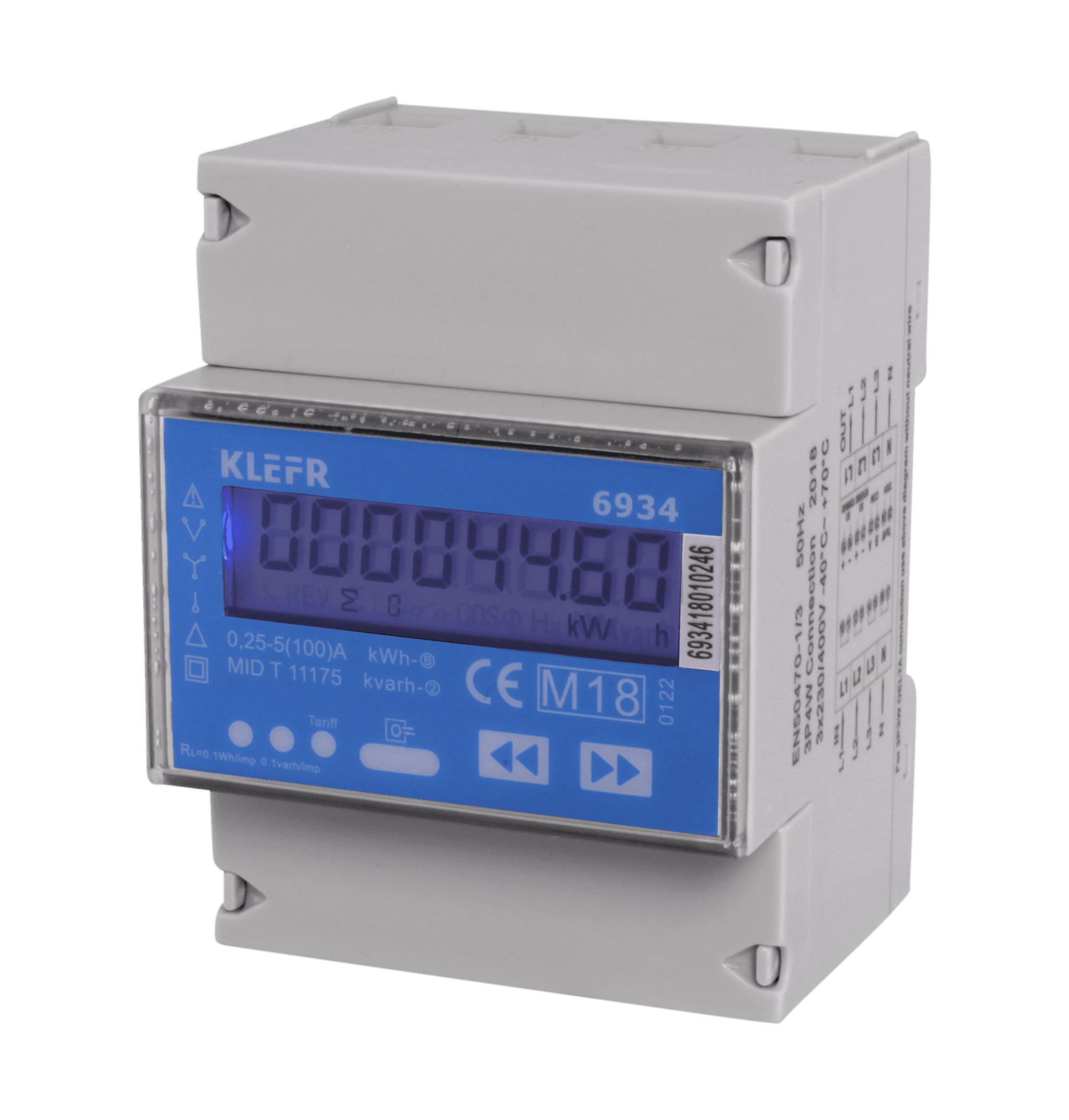 KLEFR KLEFR 6934 energy meter Modbus RTU template