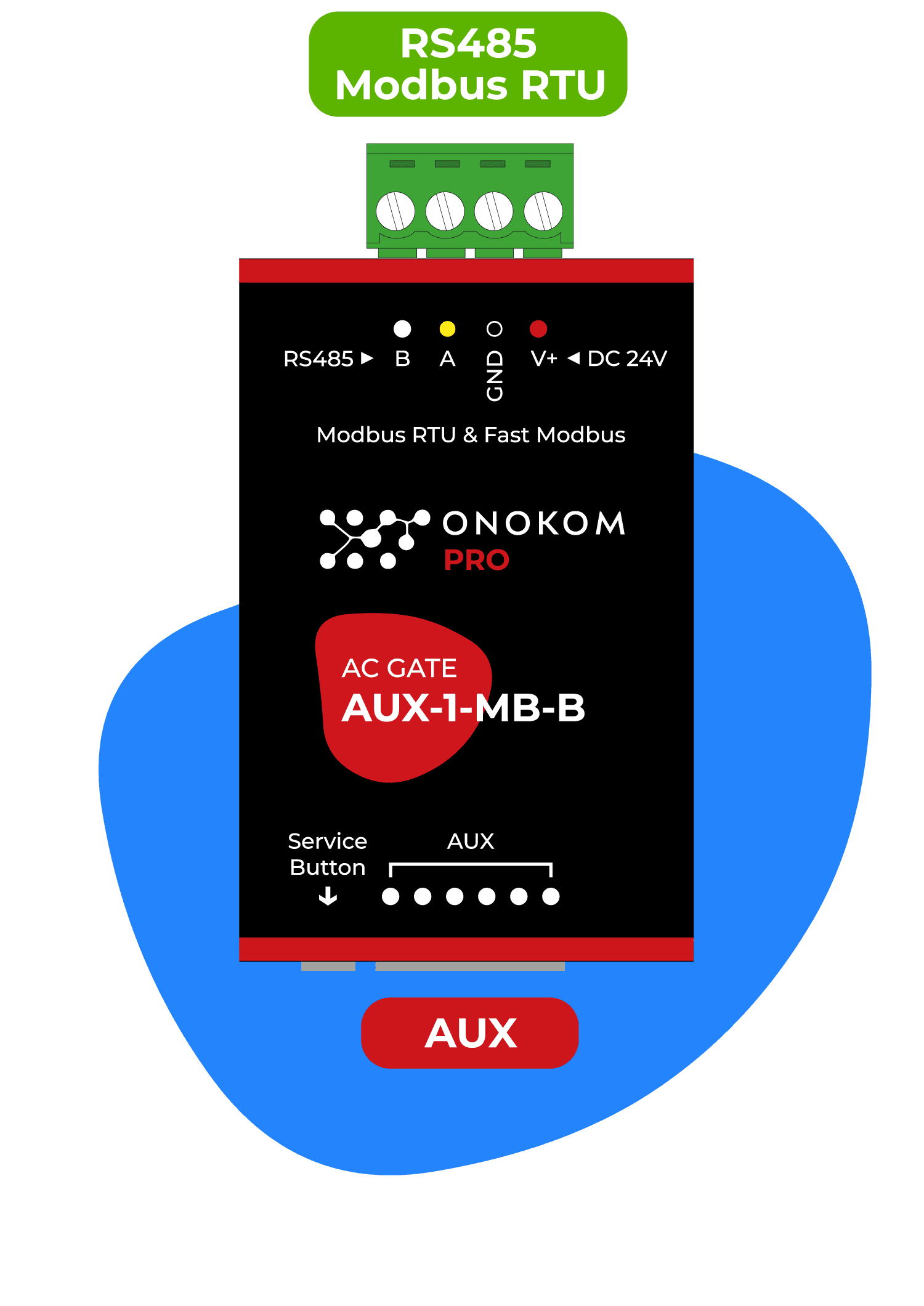 Onokom ONOKOM AIR AUX-1-MB-B Modbus RTU template