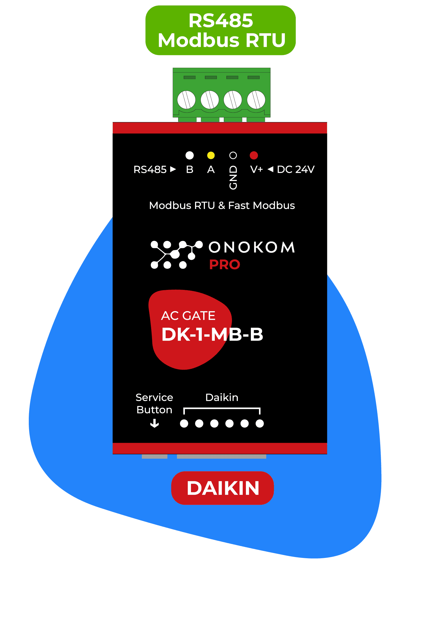 Onokom ONOKOM AIR DK-1-MB-B Modbus RTU template
