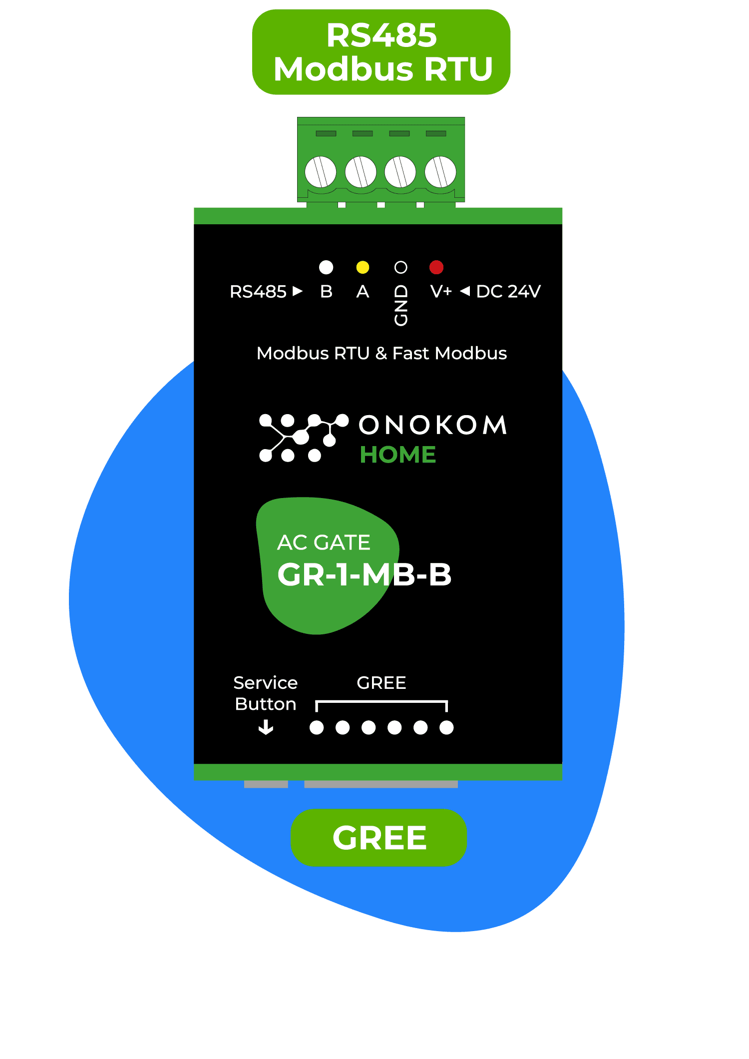 Onokom ONOKOM AIR GR-1-MB-B Modbus RTU template
