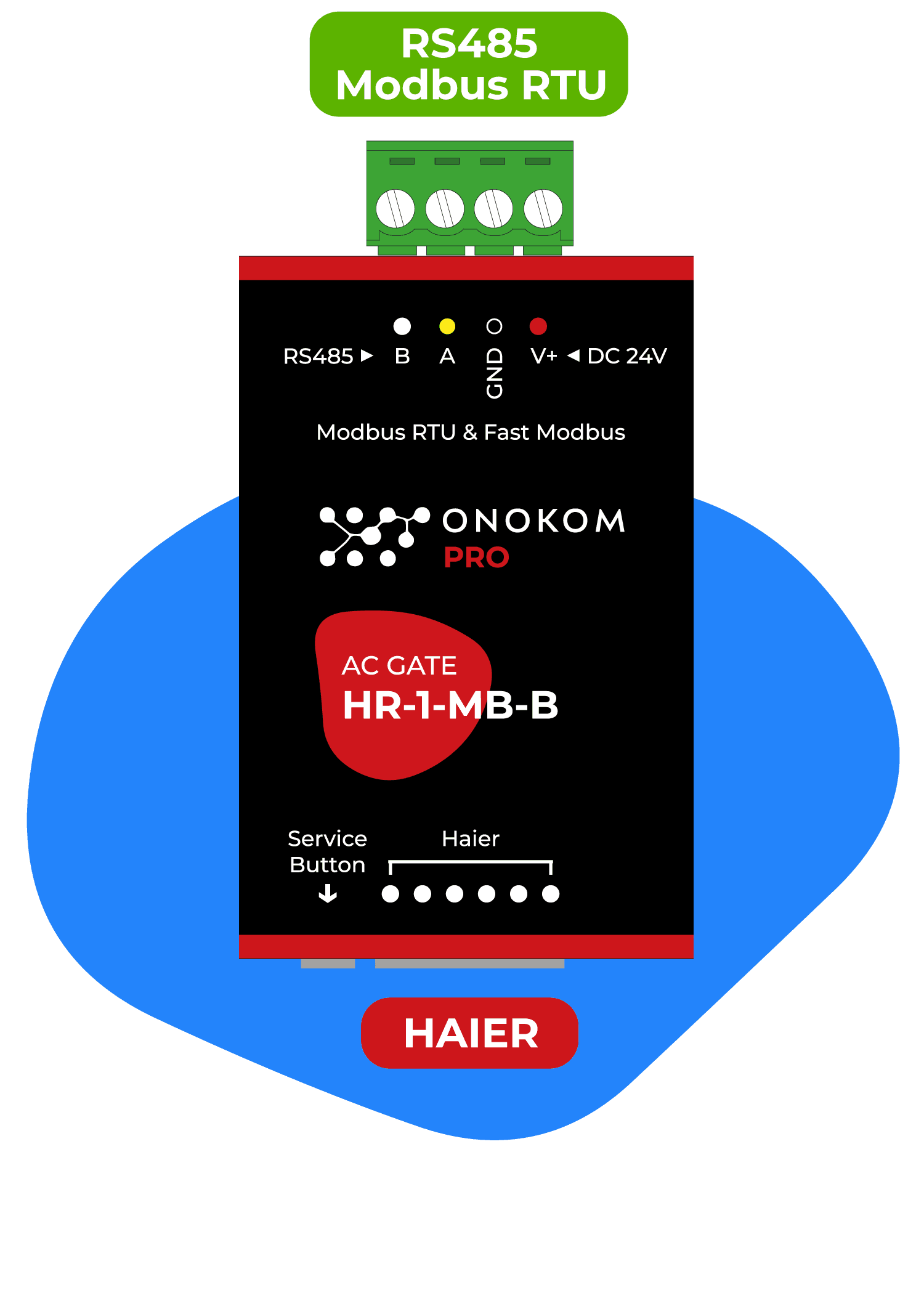 Onokom ONOKOM AIR HR-1-MB-B Modbus RTU template
