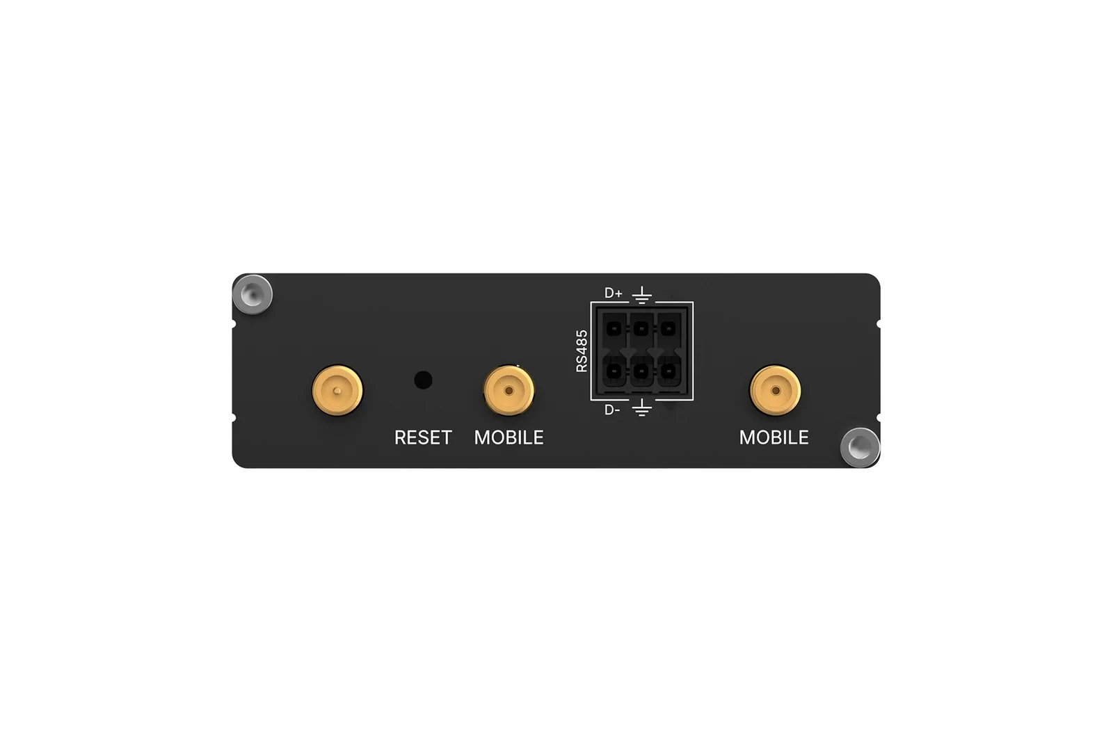 Terminal block of the gateway with the RS485 connection